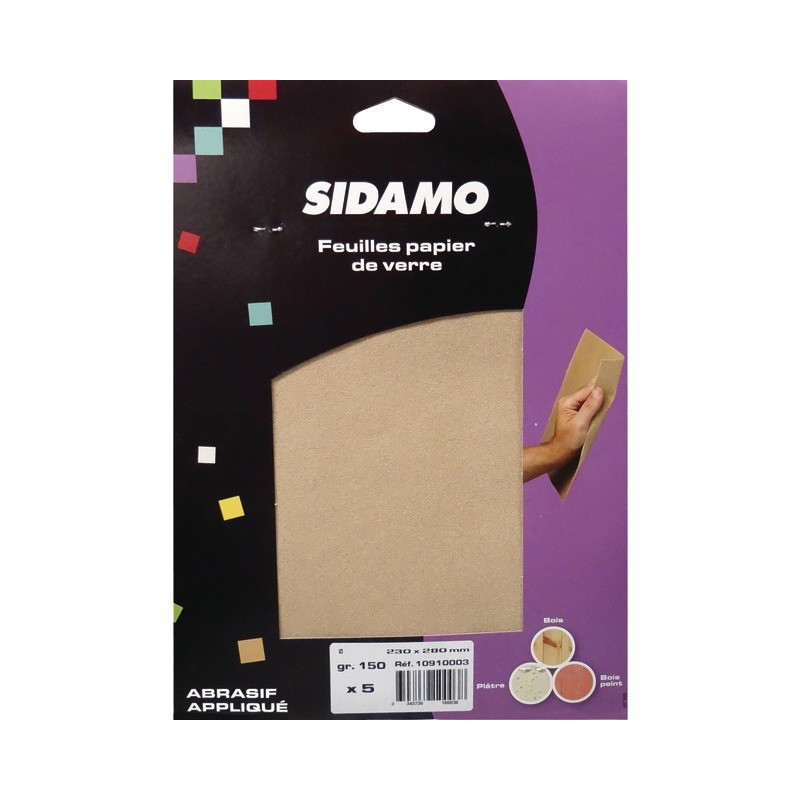 CARTA VETRATA 230X280 GR150 VESCICHE X5