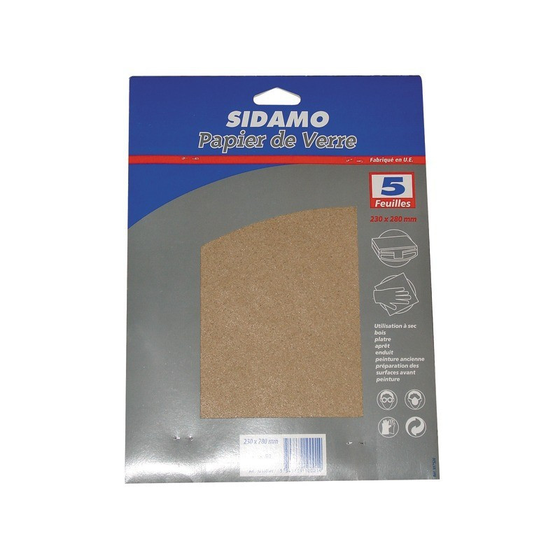 SCHLEIFPAPIER 230X280 GR60 BLISTER X5