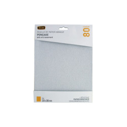 Carta di corindone anti-ingombrante SCID - Grana 80, 180, 240, 320 - Venduta da 4