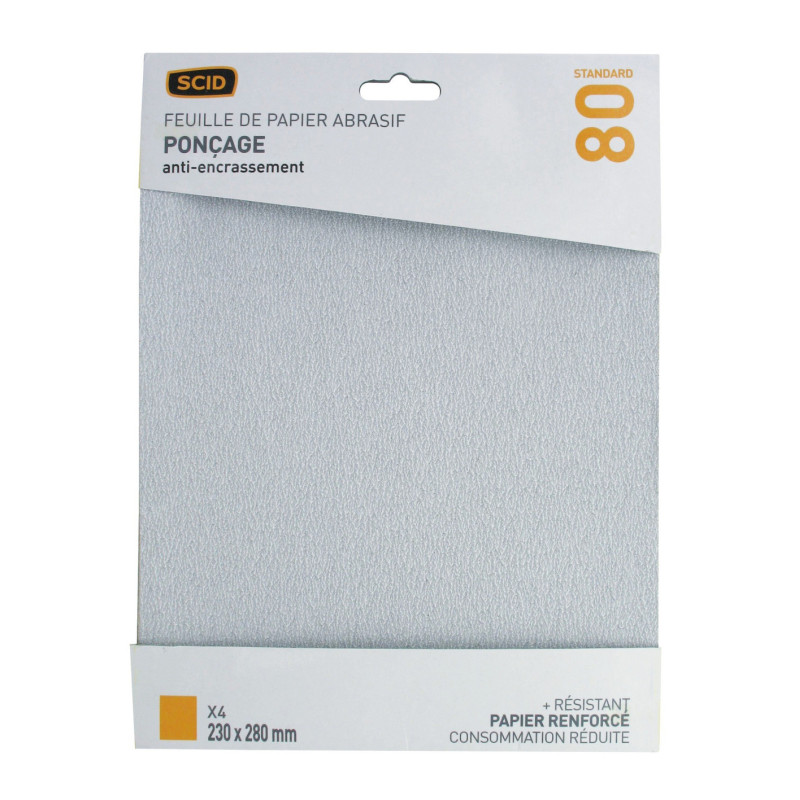 SCID Anti-Fouling Corundum Papier - Grit 80, 180, 240, 320 - Verkocht door 4