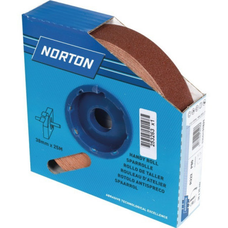 ROLO DI CORINDONE R222 38MMX25M GRADO 80