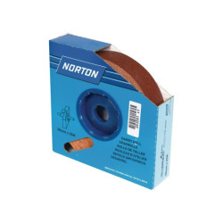 CORUNDUM CANVAS R222 38MMX25M GRADE 100 ROLL
