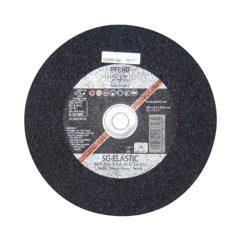 METALL-CUT-OFF-SCHEIBE 300 X 3,5 X 25,4 MM SG-GUMMIBAND