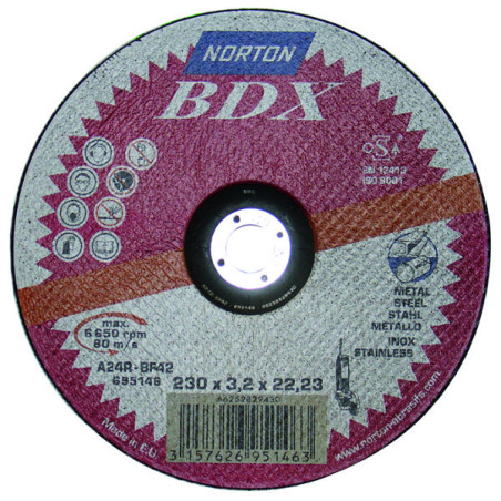 DISC 230X3.2X22.2 MD TBDX NORTON STEEL
