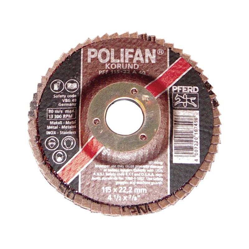 DISCO DE SOLAPA DE GRANO 115 MM POLIFAN 40
