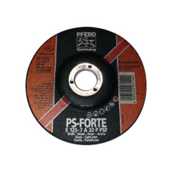 DISQUE À ÉBARBER MÉTAL 125 X 7,2 X 22,2 MM PS FORTE