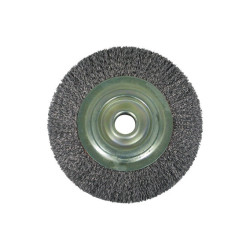 Brosse de touret métal diamètre 200 mm axe 20 mm