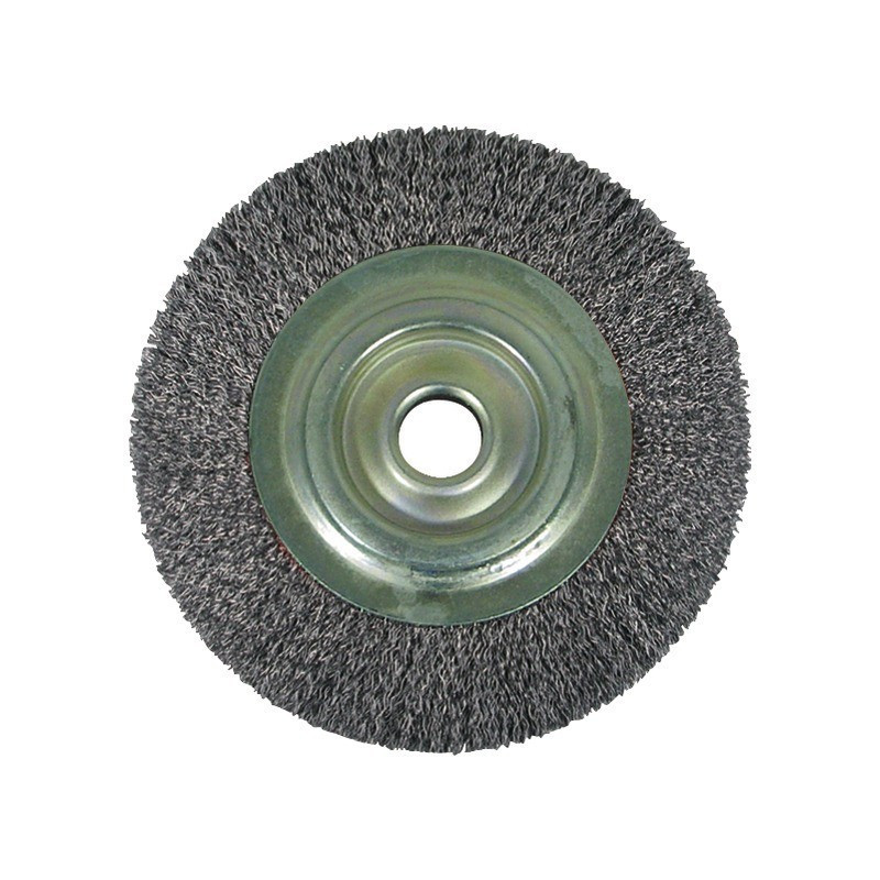 Brosse de touret métal diamètre 200 mm axe 20 mm