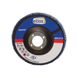 DISCO CON SOLAPA ABOVEDADA, GRANO 120 MM