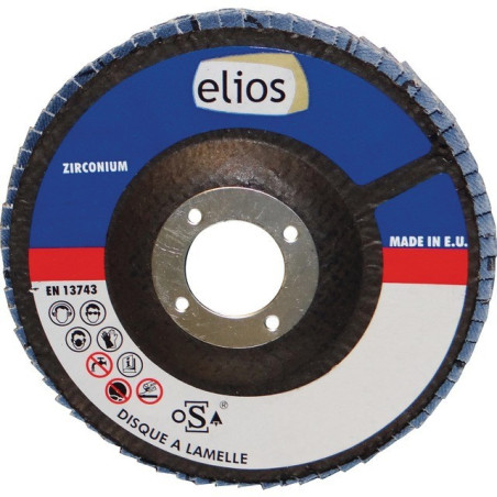 KUPPELFLÜGELSCHEIBE 125 MM KÖRNUNG 120