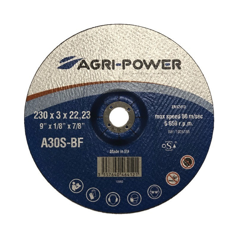 CUT-OFF DISC 230X3X22,2 AGRI-POWER OFFSET-HUB