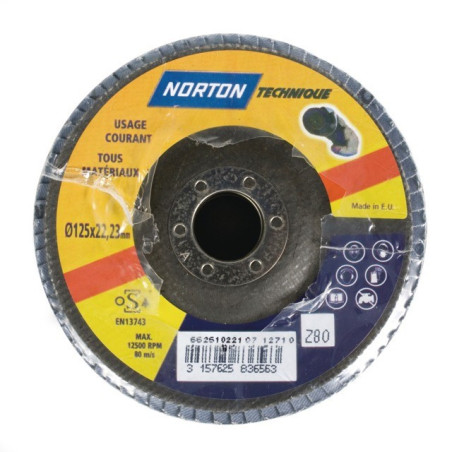 DISCO CON SOLAPA ABOVEDADA, GRANO 80 BLUE PRO