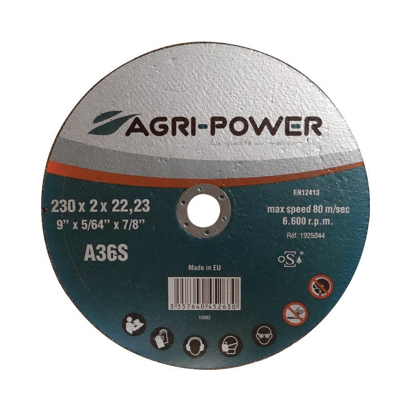 DISCO DE CORTE METÁLICO 230X2X22,23 SET DE 5