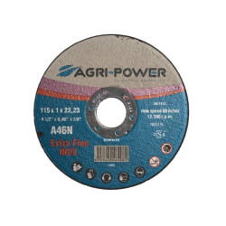 DISQUE A TRONCONNER 115X1X22,2 INOX PLAT AGRI-POWER