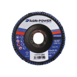 DISCO A ALETTA GR80 IN ZIRCONIO AGRI-POWER 115X1