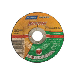 MATERIALI DEL DISCO DI TAGLIO 115 X 2,5 X 22,2 MM PUNTEGGIO