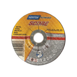 METAAL/ROESTVRIJSTALEN DEBURRING SCHIJF 115 X 6,5 X 22,2 MM SCORE