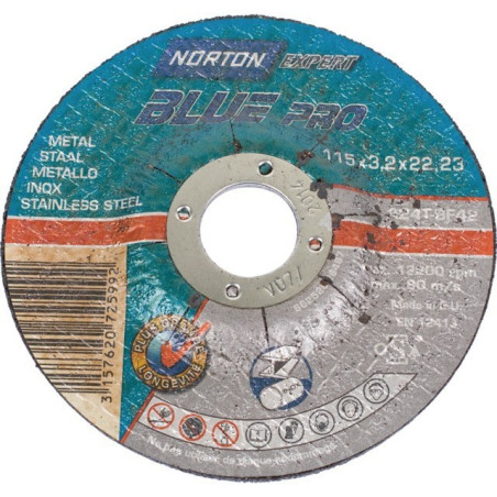 METALL-/EDELSTAHL-CUTOFF-SCHEIBE 115 X 3,2 X 22,2 MM BLUE PRO