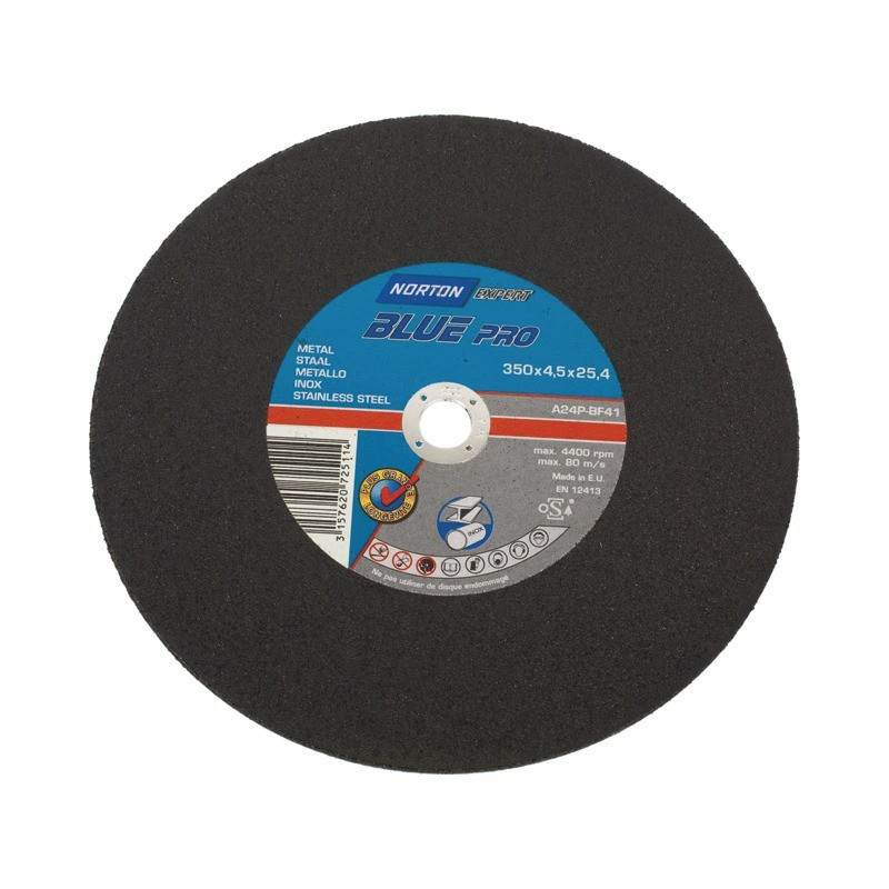 METALEN/ROESTVRIJSTALEN AFSNIJDSCHIJF 350 X 4 X 25,4 MM BLUE PRO