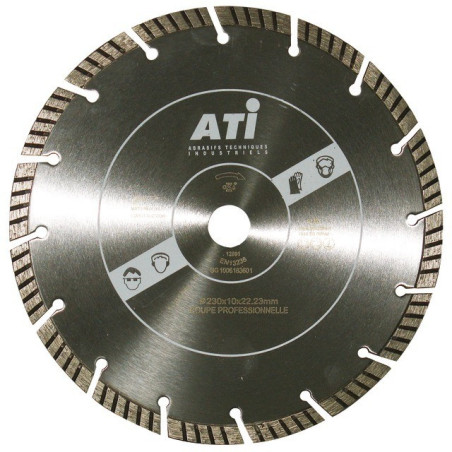 HOJA DE CORTE DIAMANTADA 230 X 2,4 X 22,2 MM