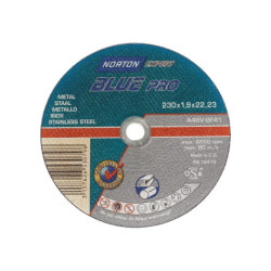 DISQUE À TRONÇONNER MÉTAL/INOX 230 X 1,9 X 22,2 MM BLUE PRO