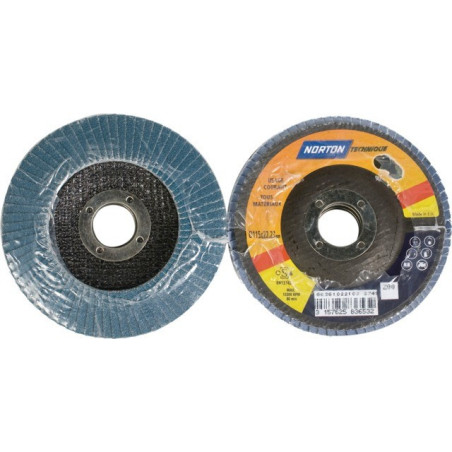 KOEPELVORMIGE KLEP 115 MM KORREL 80 BLUE PRO