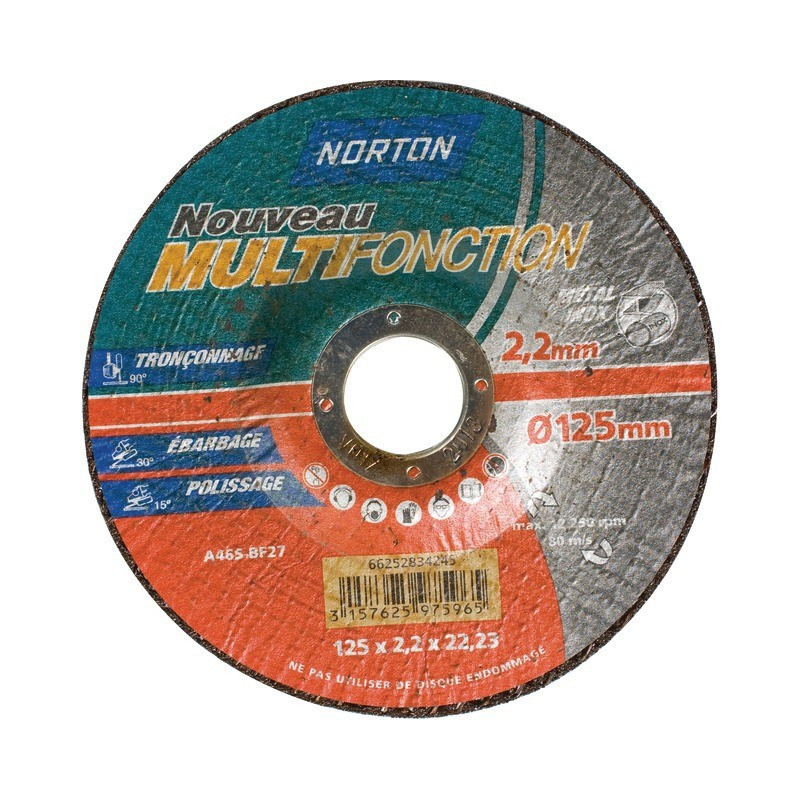 MULTIFUNKTIONS-DISC 1 2 4 125 X 2,2 X 22,2 MM 1 2 3