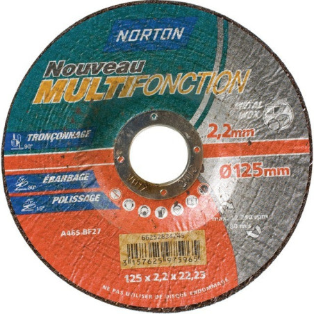 MULTIFUNKTIONS-DISC 1 2 4 125 X 2,2 X 22,2 MM 1 2 3