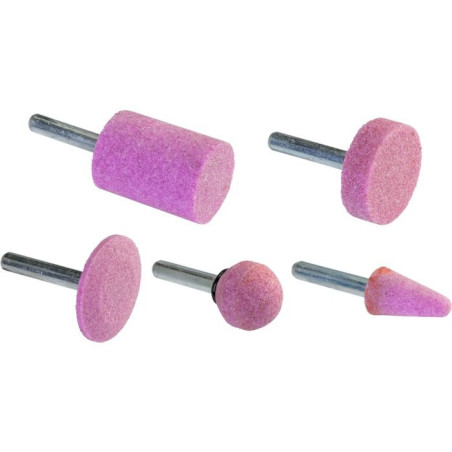 Set van 5 multiform-slijpwielen op schacht - SCID