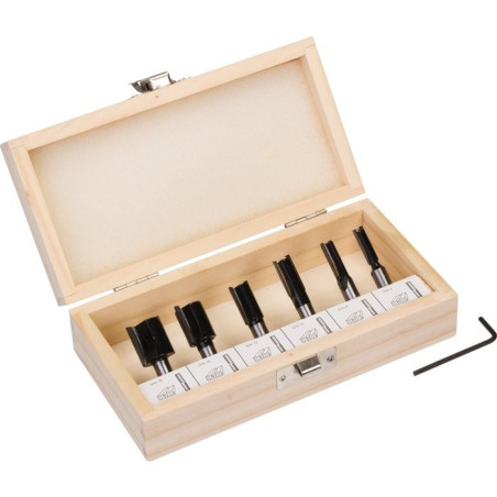 Coffret de fraises à rainer pour défonceuse SCID - Vendu par 6