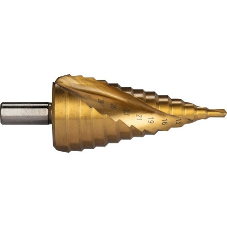 HSS Titanium SCID Step Drill - Metaal - Diameter 4 tot 35 mm