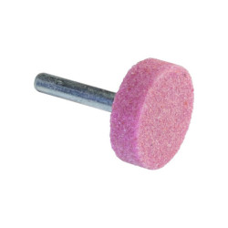 Slijpschijf op roze korundstengel SCID - Plaat - Diameter 30 mm - Hoogte 10 mm