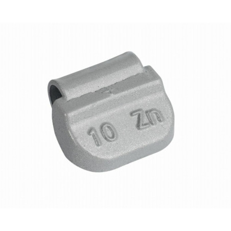 Image : "Masses à clipser zinguées pour jantes : équilibrage précis et montage facile.