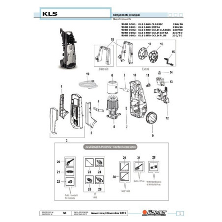 KOUDWATERREINIGER KLS 1680 GOLD PLUS XL 8,3 L/MIN 160 BAR
