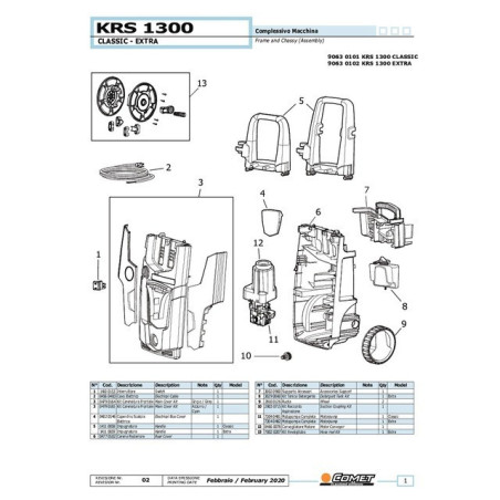 KOUDWATERREINIGER KRS 1300 EXTRA 8,3 L/MIN 150 BAR