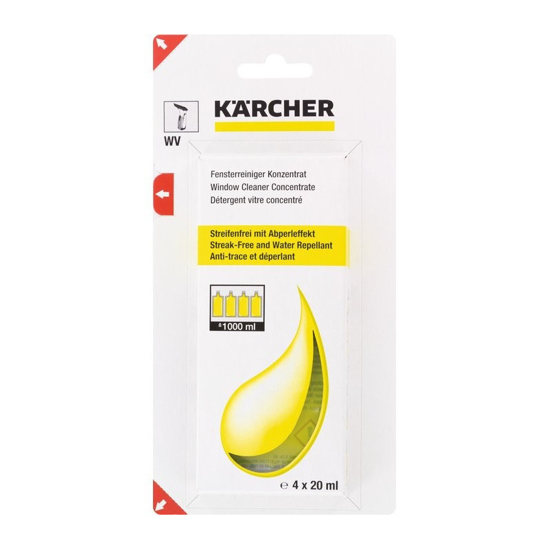 Karcher Glass Cleaner - 4 pods van 20 ml