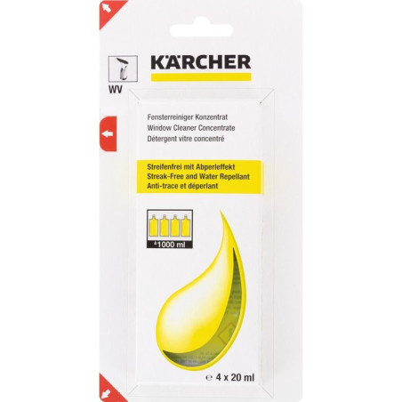 Karcher Glass Cleaner - 4 capsule da 20 ml