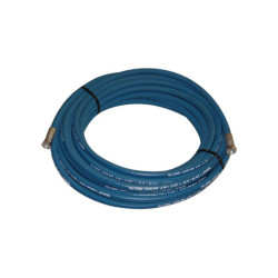 FLEXIBLE NETTOYEUR HP 15 M BLEU 5/16 2 TRESSES FEMELLE / FEMELLE BSP 3/8