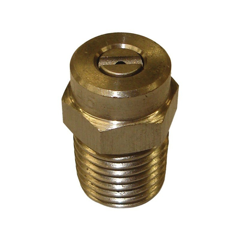 EDELSTAHLDÜSE CAL 045 FLACHSTRAHL 25° GEWINDE M1/4 (KASTEN)