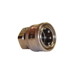 ACCOPPIATORE A SFERA FEMMINA IN ACCIAIO INOX - F G 3/8 (SCATOLA)