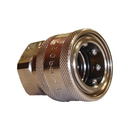 VROUWELIJKE ROESTVRIJSTALEN KOGELKOPPELING - F G 3/8 (DOOS)