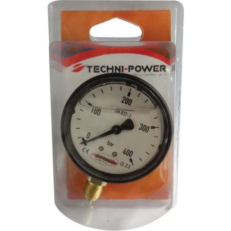 MANÓMETRO RADIAL DE 400 BAR M1/4 (CAJA)