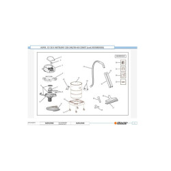 ASPIRAPOLVERE AD ACQUA SECCA IN ACCIAIO INOX 20L 1600W CV20X