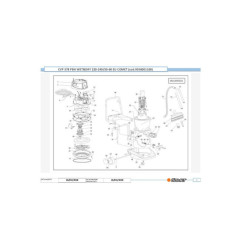 ASPIRAPOLVERE CVP378BH POLVERE UMIDA IN ACCIAIO INOX 78L 3600W