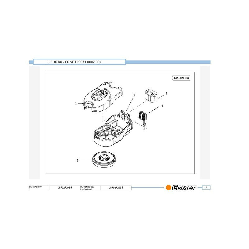 ASCIUGATORE DEPURATORE CPS 36BX COMET