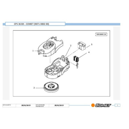 SECADOR DE DEPURADORES CPS 36BX COMET