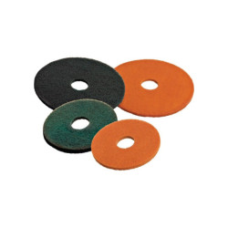 ABRASIVPOLSTER DURCHMESSER 430 MM - 17" - SCHWARZ - SET VON 5 PIECES_ COMET