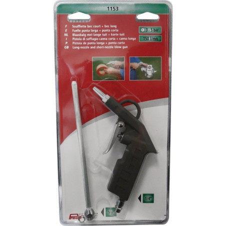 CERBATANA METÁLICA CON PICO CORTO Y PICO LARGO PRODIF