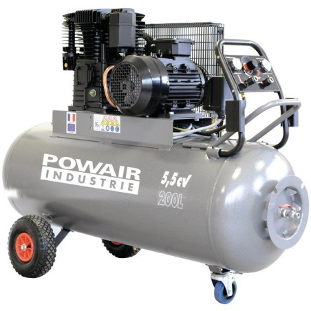 COMPRESSORE 200L 5,5HP TRIFASE 35M3