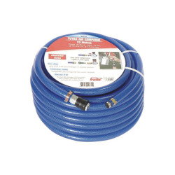 VERSTÄRKTER PVC-LUFTSCHLAUCH 10X17 MM MIT LG 20 M PRODIF-SCHNELLKUPPLUNGEN